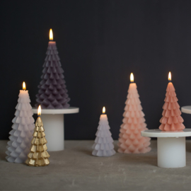 Kerstboom kaars klein 'Goud'