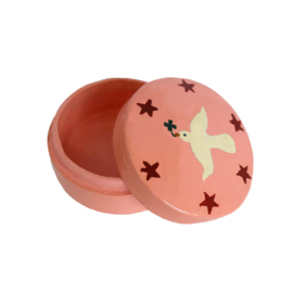 Opbergdoosje 'Dove' medium roze