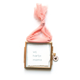 Hanger lijstje 'Wij hartje mama'