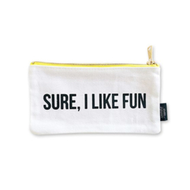 Canvas bag 'Sure I like fun'