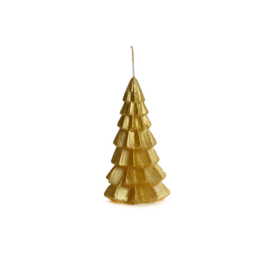 Kerstboom kaars klein 'Goud'