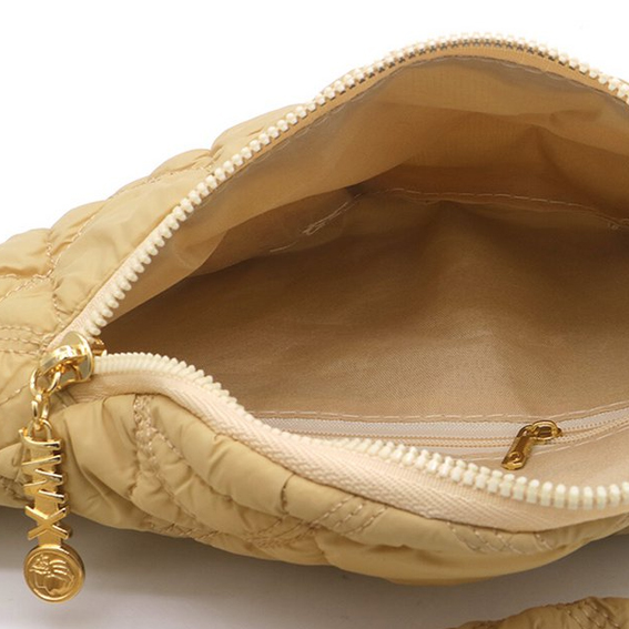 Puffer bag beige