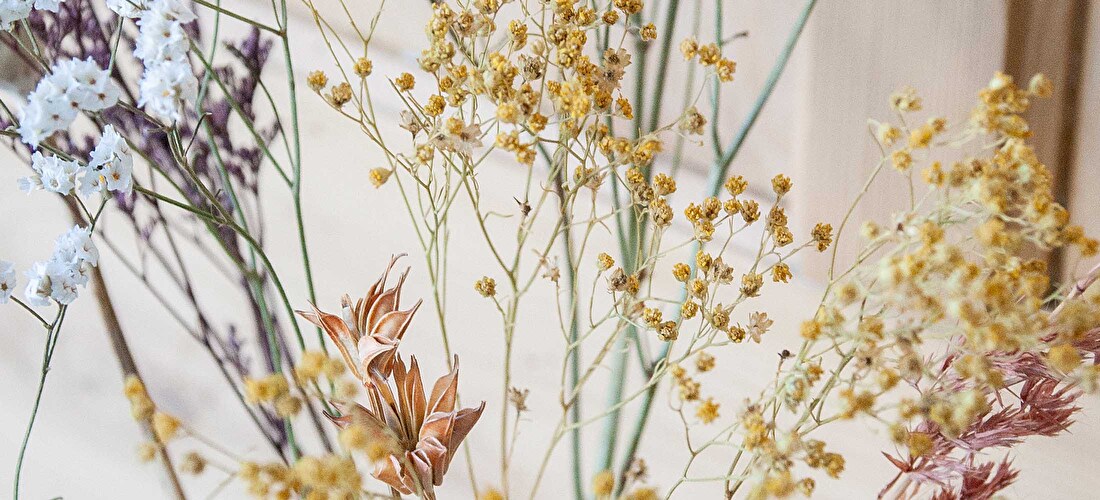 Droogbloemen, droogbloemenboeket, kleine droogbloemetjes | Nanaa's Online Conceptstore