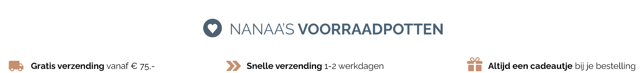 Voorraadpotten keramiek, voorraadpotten glas, opbergpotten | Nanaa's