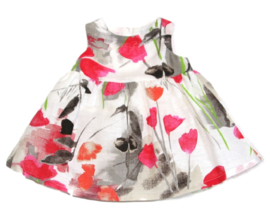 Baby jurkje met vestje en petticoat