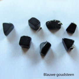 Blauwe goudsteen