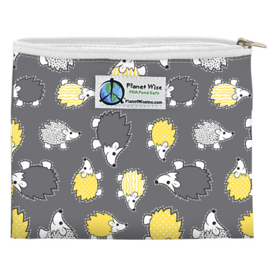 Planet Wise mini Wetbag (of Snackbag) - Hedgehog Poly