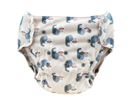 Blümchen Overbroekje XL drukknoop (8-25kg) Cozy Elephant