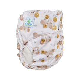 Blümchen Pocketluier Onesize Bamboe - Cozy Teddy