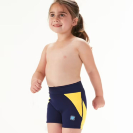 Splash About incontinentie zwemshort "Jammer Navy/Yellow" (kind en volwassene)