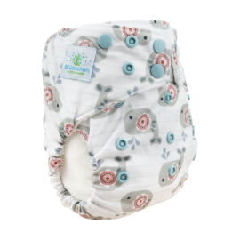 Blümchen Pocketluier Onesize Bamboe - Cozy Whale
