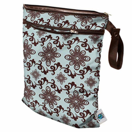 Planet Wise Wet/dry bag - Aqua Swirl