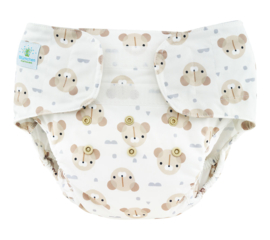 Blümchen Überhose XL Klett (8-25kg) Cozy Teddy