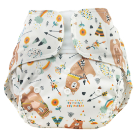 Blümchen Overbroekje XL velcro (8-25kg) Mama Bear