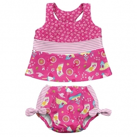 iPlay Tankini mit integrierter Schwimmwindel (3-6 Monat)