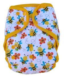 Fluffy Nature Überhose Snaps Onesize (3,5-15kg) - Bees