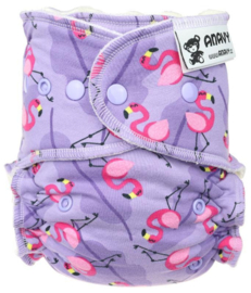 Anavy Bamboo Onesize Snaps - Flamingo