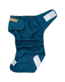 Puppi Wollüberhose Royal blue (Klett) - Newborn