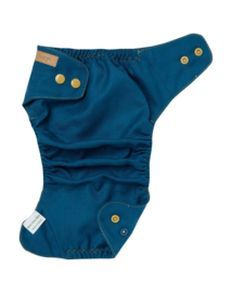 Puppi wollen overbroekje Royal Blue (drukknoop) - Onesize