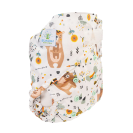 Blümchen 2in1 ECO Shell velcro -Mama Bear