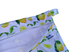 Fluffy Nature Wetbag met Wasnet - Citrus