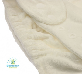 Blümchen Bamboe luier (Night) - onesize (Velcro)