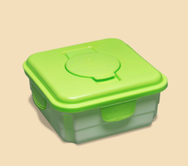 Cheeky wipes - losse box vuile doekjes-groen (nieuw model)