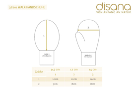 Disana Walk-Handschuhe - caramel