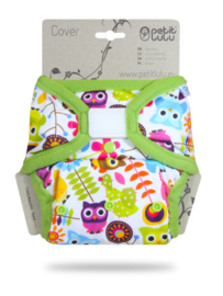 Petit Lulu overbroekje onesize Happy Owls (velcro)