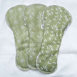 Blümchen wasbaar maandverband Floral (3 St)