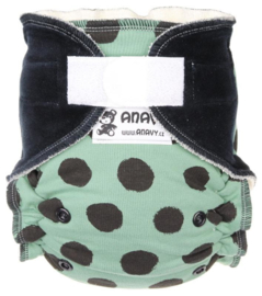 Anavy Bamboo Onesize Klett - Kaki Dots