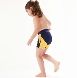 Splash About incontinentie zwemshort "Jammer Navy/Yellow" (kind en volwassene)