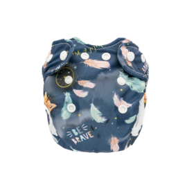 Doodush Newborn Überhose - Doppeltes PUL - Navy Boho