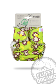 Petit Lulu Newborn Fluffy Organic - Monkey Business