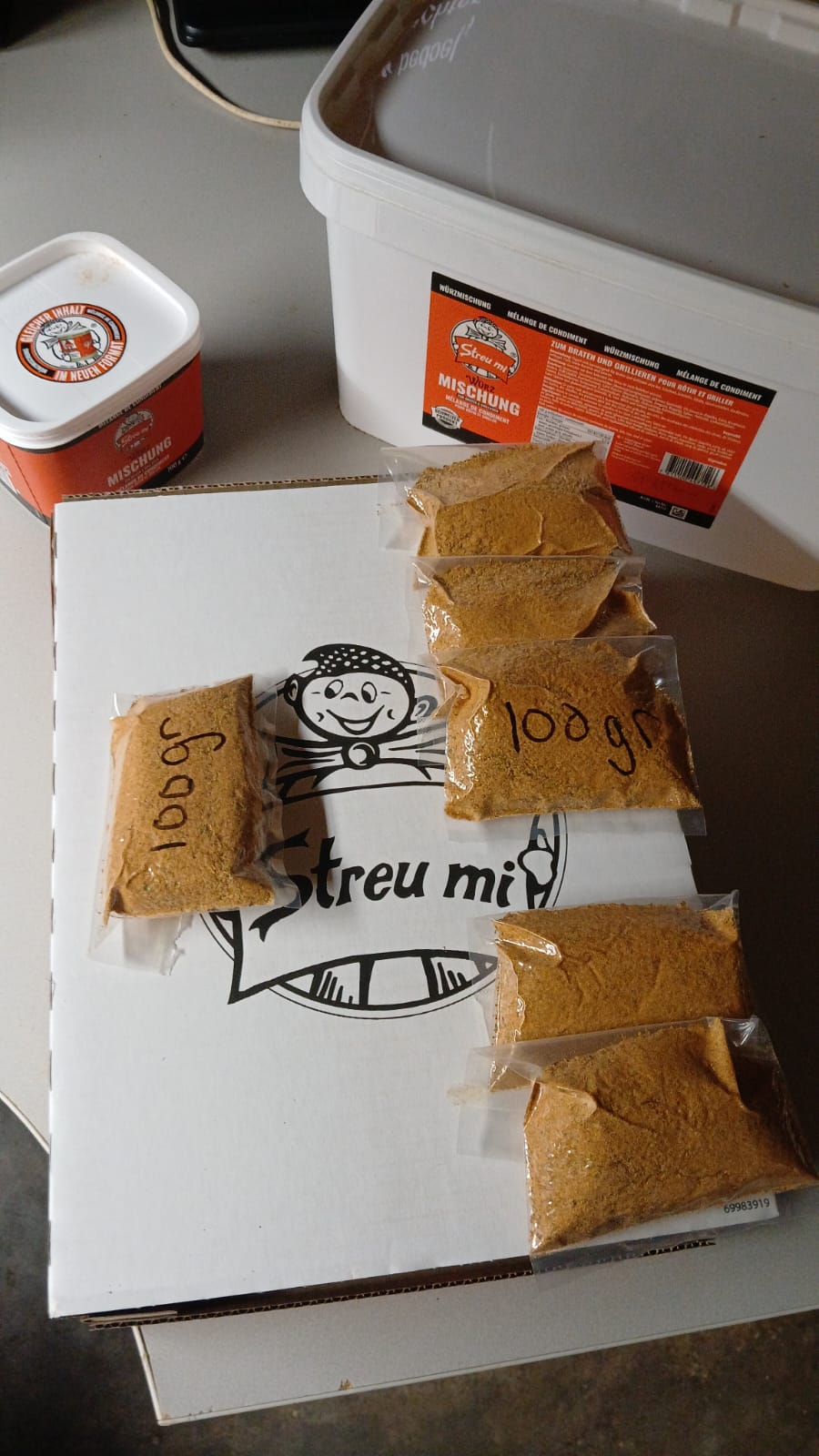 Streu mi navulzakjes 100 gram 5x (let op! wordt verstuurd in 100 gram vacuumzakjes, geen orginele verpakking)