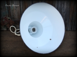 Industriële emaille hanglamp