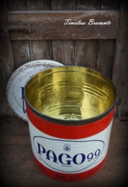 Groot oud winkelblik PAGO 99 margarine