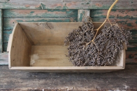 Oude houten trog/mangelbak