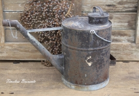 Oude industriële oliekan (10 liter)