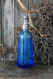 Franse blauwe spuitfles