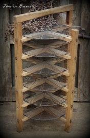 Oud brocante taartenrek/vlaaienrek