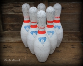 Amerikaanse retro/vintage bowling pins (bowling kegels)