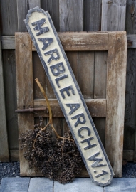 Brocante houten straatnaambord Londen