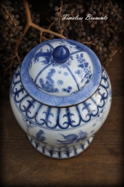 Handbeschildere gemberpot