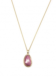 Fine necklace with ruby