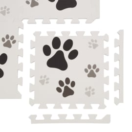 Spielmatte Hundepfoten / 9-teilig (30 x 30 x 1,2 cm)