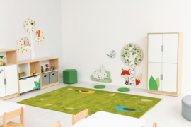 Wandspiel/Wandapplikation Häschen (81 x 55 cm)