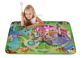 SALE! Ultra weiche Spielmatte/Spielteppich Prinzessin (70 x 95 cm)