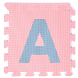 Spielmatte Alphabet/Nummern/Figuren PASTEL 3,6 m² / 40-teilig (30 x 30 x 1,2 cm)