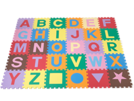 Spielmatte Alphabet/Figuren 2,86 m² / 30-teilig (30 x 30 x 1,2 cm)